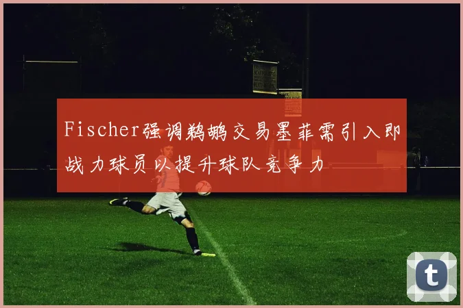 Fischer强调鹈鹕交易墨菲需引入即战力球员以提升球队竞争力